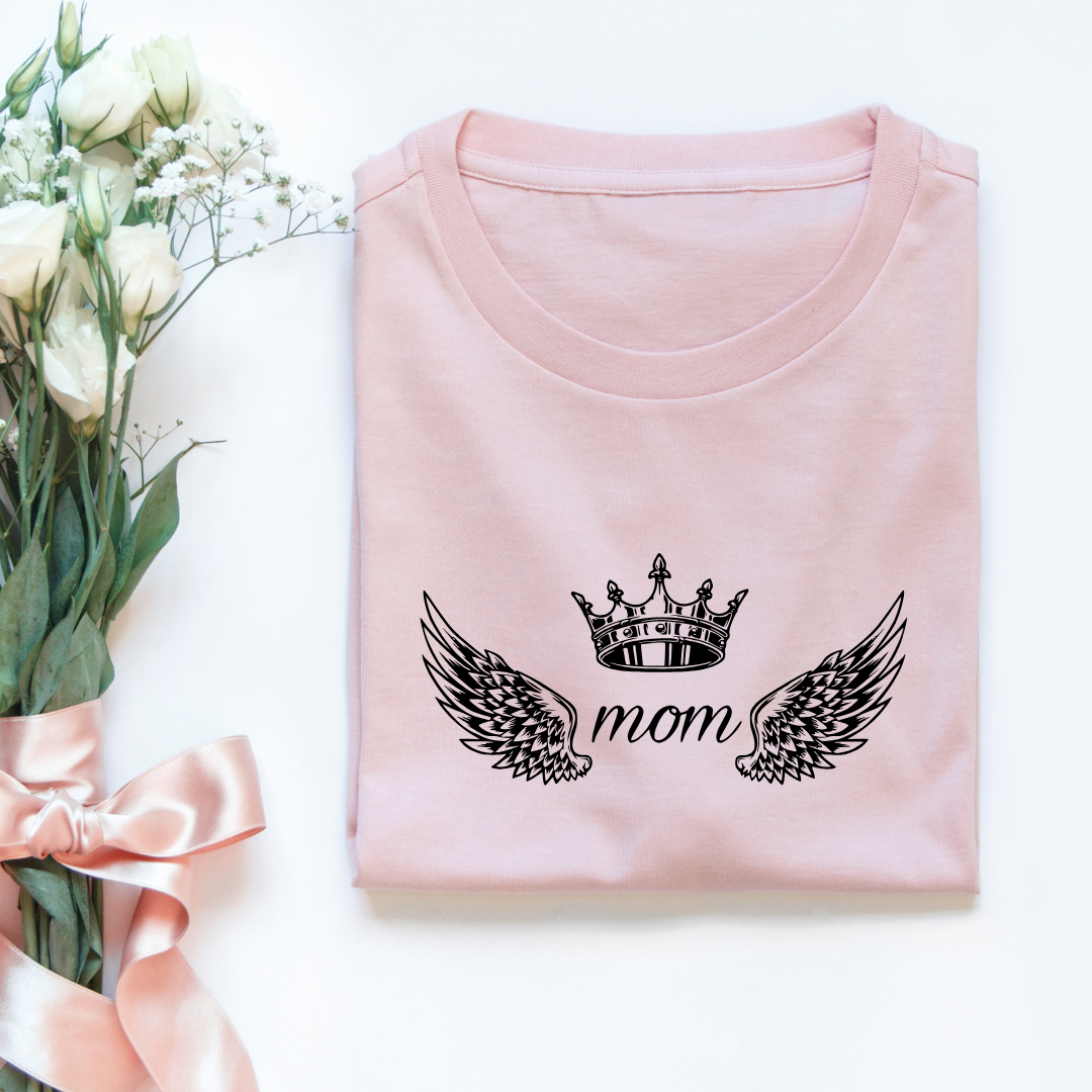 Mom's T-Shirt - Mom Wings