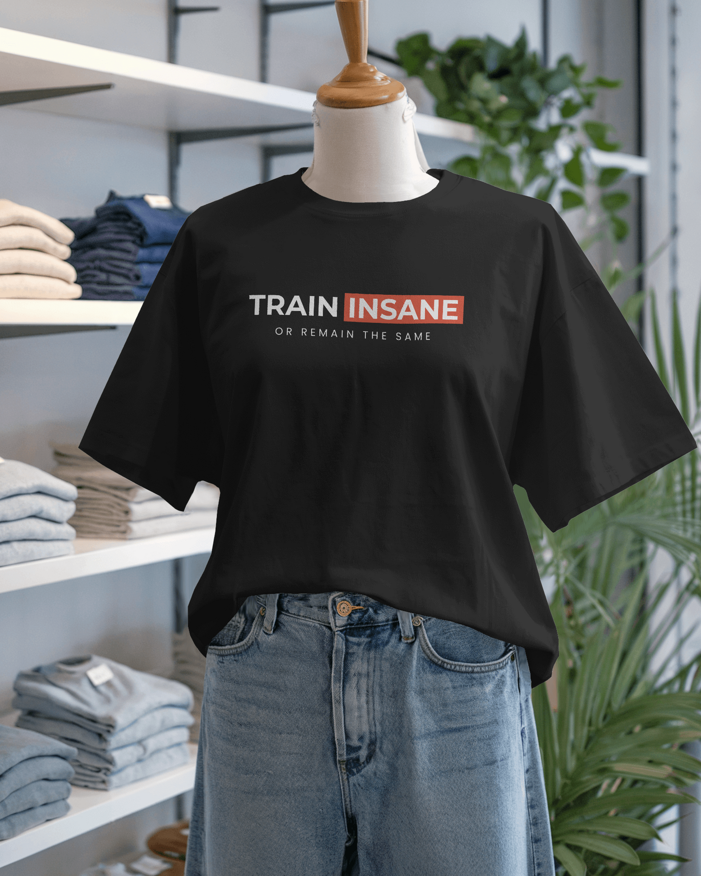 Unisex T-Shirt - Train Insane Black