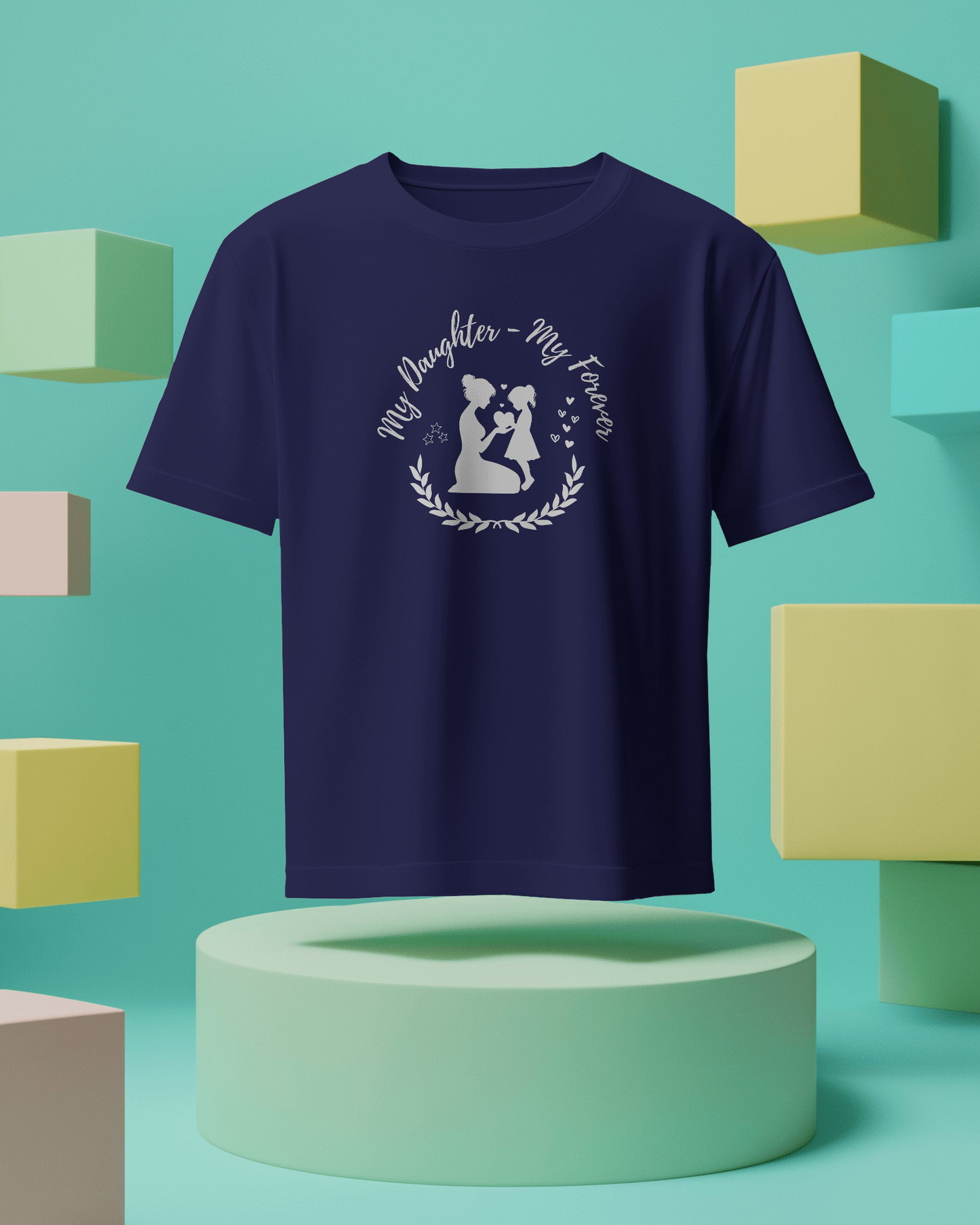 Mom-Daughter T-Shirt || My Daughter My Forever